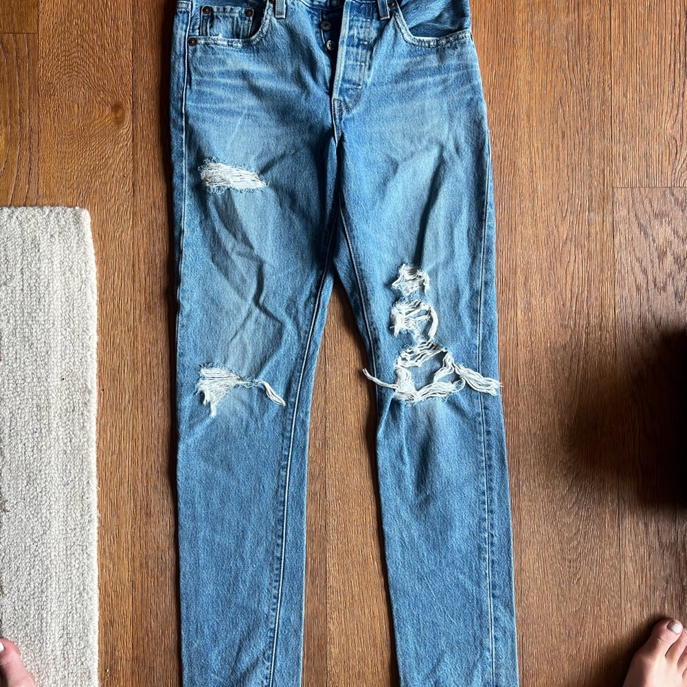 Levi’s 501 skinny jeans size 25